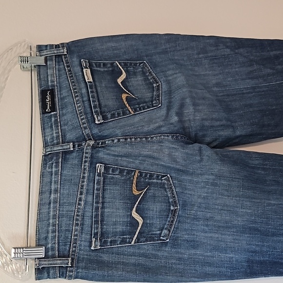 David Kahn Denim Distressed Straight Leg Jeans Size 12 - Picture 4 of 7